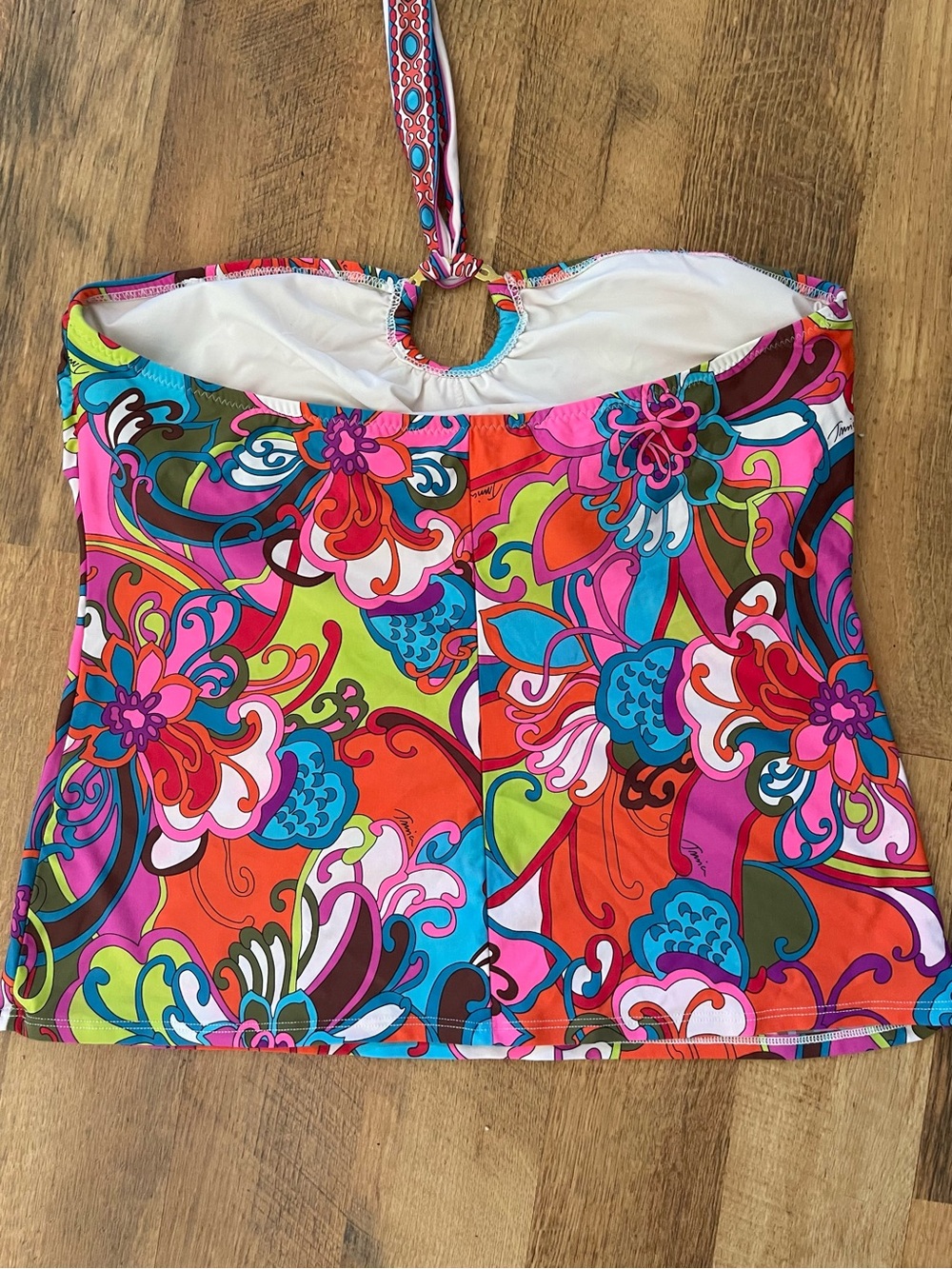 Trina TurkVibrant Multicolor Floral Tankini Top - Picture 4 of 9